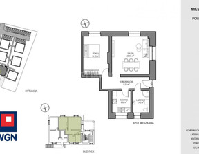 Mieszkanie na sprzedaż, Wejherowski Luzino ROBAKOWSKA, 359 000 zł, 54,91 m2, 736