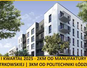 Kawalerka na sprzedaż, Łódź Polesie, 258 515 zł, 25,4 m2, 10