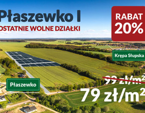 Działka na sprzedaż, Słupski (Pow.) Słupsk (Gm.) Płaszewko, 115 790 zł, 1462 m2, 18