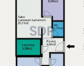 Mieszkanie na sprzedaż, Wrocław Krzyki Partynice Przyjaźni, 1 019 375 zł, 65,2 m2, 32916