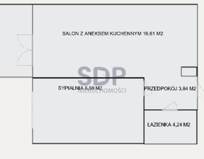 Mieszkanie na sprzedaż, Wrocław Krzyki Klecina Przyjaźni, 538 376 zł, 33,13 m2, 33244