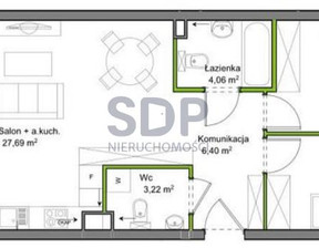 Mieszkanie na sprzedaż, Wrocław Krzyki Huby, 702 000 zł, 61,78 m2, 34364