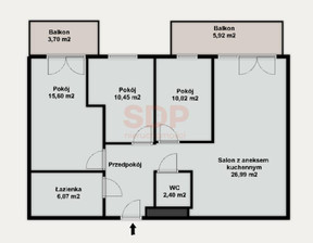 Mieszkanie na sprzedaż, Wrocław Stare Miasto Szczepin Długa, 1 099 000 zł, 79,98 m2, 36724