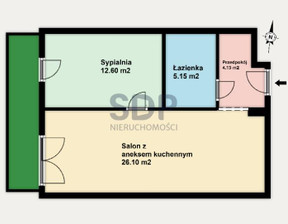 Mieszkanie na sprzedaż, Wrocław Psie Pole Poświętne Kamieńskiego Henryka Michała, 679 809 zł, 48,02 m2, 34993