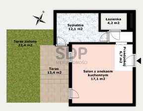 Mieszkanie na sprzedaż, Wrocław Krzyki Wichrowa, 712 760 zł, 48,7 m2, 33598