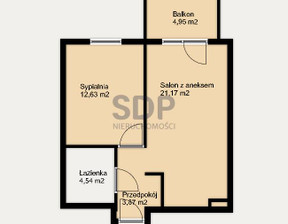 Mieszkanie na sprzedaż, Wrocław Kominiarska, 495 968 zł, 42,21 m2, 32813