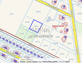 Działka na sprzedaż, Pruszkowski Raszyn Falenty Nowe Falencka, 741 600 zł, 1030 m2, EMP-GS-9481