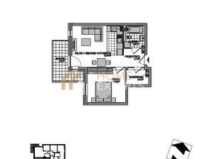 Mieszkanie na sprzedaż, Lidzbarski Lidzbark Warmiński Bartoszycka, 426 455 zł, 44,89 m2, HEX657118