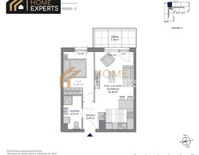 Mieszkanie na sprzedaż, Gdańsk Aleja Pawła Adamowicza, 632 044 zł, 41,75 m2, HEX249168