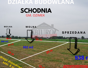 Budowlany na sprzedaż, Opolski Ozimek Schodnia, 95 600 zł, 952 m2, 226/7385/OGS