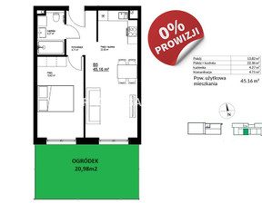 Mieszkanie na sprzedaż, Kraków M. Kraków Bieżanów-Prokocim, Bieżanów Bieżanów, 632 240 zł, 45,16 m2, BS2-MS-300207