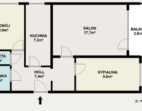 Mieszkanie na sprzedaż, Warszawa Bielany Bielany Chomiczówka Pabla Nerudy, 744 000 zł, 59,97 m2, SDP524865