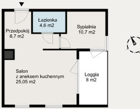 Mieszkanie na sprzedaż, Warszawa Bemowo Bemowo Chrzanów Kopalniana, 820 000 zł, 49,1 m2, SDP892764
