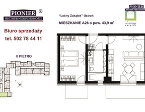 Mieszkanie na sprzedaż, Cieszyński Ustroń Hermanice, 525 800 zł, 43,9 m2, PEB-MS-7593-1