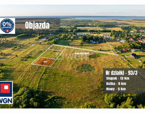 Działka na sprzedaż, Słupski (Pow.) Ustka (Gm.) Objazda Złota, 257 000 zł, 3000 m2, 22791