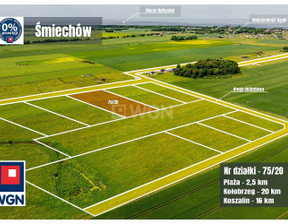 Działka na sprzedaż, Koszaliński (Pow.) Będzino (Gm.) Śmiechów, 199 000 zł, 3002 m2, 22841