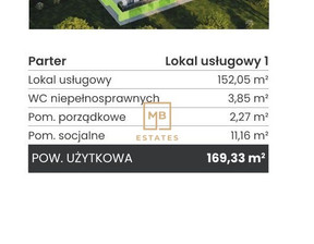 Lokal na sprzedaż, Kraków Dębniki Kobierzyńska, 2 285 955 zł, 169,33 m2, 15/15990/OLS