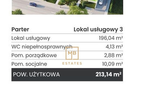 Lokal na sprzedaż, Kraków Dębniki Kobierzyńska, 2 877 390 zł, 213,14 m2, 16/15990/OLS