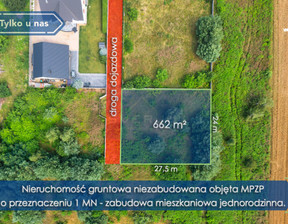 Działka na sprzedaż, Częstochowa Wyczerpy Ugody, 89 000 zł, 662 m2, CZE-538149