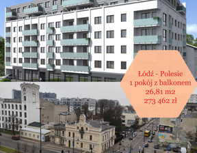 Kawalerka na sprzedaż, Łódź Łódź-Polesie Polesie Mikołaja Kopernika, 273 462 zł, 26,81 m2, 710441