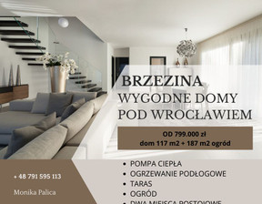 Dom na sprzedaż, Wrocław Wrocław-Fabryczna Leśnica Marszowicka, 799 000 zł, 116,77 m2, 261083