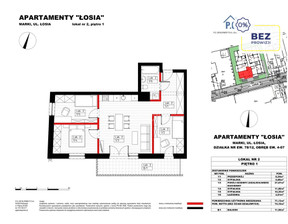 Mieszkanie na sprzedaż, Wołomiński Marki Łosia, 670 000 zł, 71,13 m2, 118799/3877/OMS