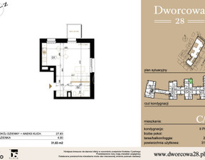 Kawalerka na sprzedaż, Bydgoszcz M. Bydgoszcz Śródmieście Dworcowa, 332 115 zł, 31,63 m2, PAT-MS-1430