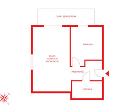 Mieszkanie na sprzedaż, Gdańsk Aniołki Elizy Orzeszkowej, 804 557 zł, 40,43 m2, PH906186