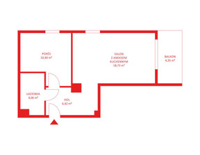 Mieszkanie na sprzedaż, Gdańsk Ujeścisko Myśliwska, 559 037 zł, 39,64 m2, PH524250