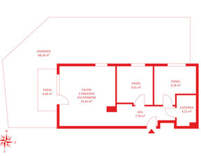 Mieszkanie na sprzedaż, Gdańsk Ujeścisko Warszawska, 688 212 zł, 54,62 m2, PH825174