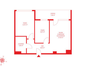 Mieszkanie na sprzedaż, Gdańsk Ujeścisko Warszawska, 611 679 zł, 49,73 m2, PH245172