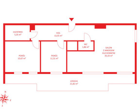 Mieszkanie na sprzedaż, Warszawa Wola Warszawa Wola Chmielna, 3 391 296 zł, 83,07 m2, PH121978