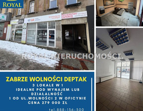 Komercyjne na sprzedaż, Zabrze M. Zabrze Centrum Deptak, blisko urzedu miasta!!, 279 000 zł, 92,65 m2, RYL-LS-9081