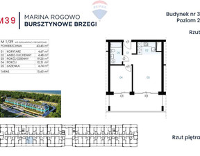 Mieszkanie na sprzedaż, Gryficki Trzebiatów Rogowo, 777 200 zł, 43,45 m2, 212/13467/OMS