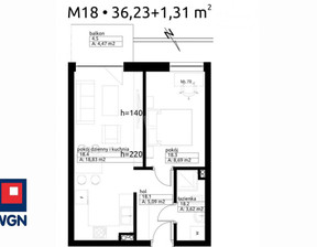 Mieszkanie na sprzedaż, Wieluński Wieluń Urocza, 325 708 zł, 36,23 m2, 16310096