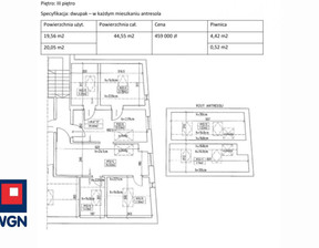 Kawalerka na sprzedaż, Bydgoszcz (Grodzki) Bydgoszcz Podgórna, 459 000 zł, 44,55 m2, 22490008