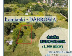 Budowlany na sprzedaż, Łomianki Dąbrowa Leśna Zachodnia, 728 000 zł, 1300 m2, WIL837476