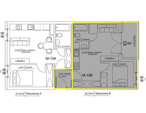 Mieszkanie na sprzedaż, Ostrołęka Pomian Żniwna, 260 300 zł, 33,37 m2, 2194