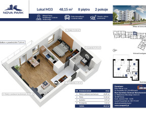 Mieszkanie na sprzedaż, Łomża Akademicka, 381 830 zł, 48,15 m2, 1645