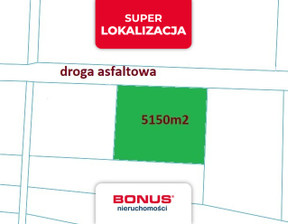 Działka na sprzedaż, Żyrardowski Mszczonów Tarczyńska, 1 299 000 zł, 5160 m2, BON42308