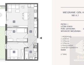 Mieszkanie na sprzedaż, Szczecin Dąbie Przestrzenna, 1 179 000 zł, 59,87 m2, SWN31638