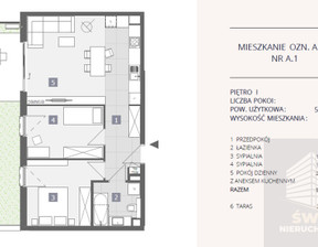 Mieszkanie na sprzedaż, Szczecin Dąbie Przestrzenna, 1 099 000 zł, 59,87 m2, SWN31638