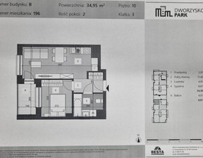 Mieszkanie na sprzedaż, Rzeszów Technologiczna, 380 955 zł, 34,95 m2, 913091