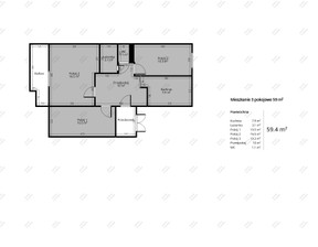 Mieszkanie na sprzedaż, mazowieckie Warszawa Praga-Południe Gocław Eugeniusza Horbaczewskiego, 899 999 zł, 60 m2, gratka-38010273