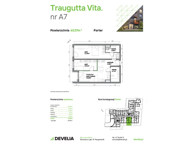 Mieszkanie w inwestycji Traugutta Vita, symbol A07 » nportal.pl