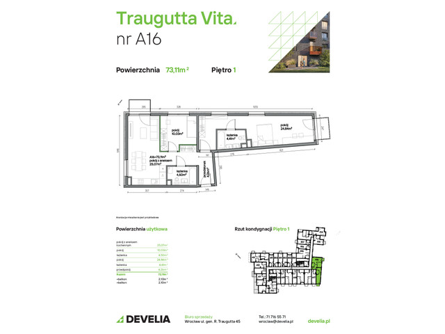 Mieszkanie w inwestycji Traugutta Vita, symbol A16 » nportal.pl