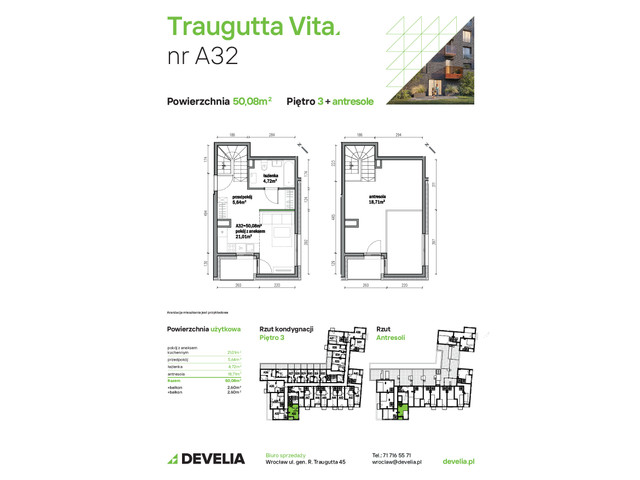 Mieszkanie w inwestycji Traugutta Vita, symbol A32 » nportal.pl