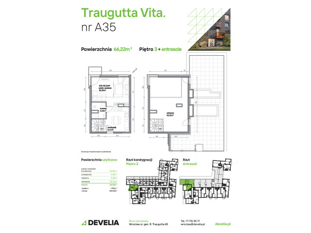 Mieszkanie w inwestycji Traugutta Vita, symbol A35 » nportal.pl