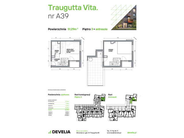 Mieszkanie w inwestycji Traugutta Vita, symbol A39 » nportal.pl