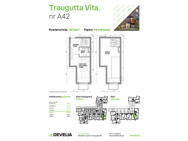 Mieszkanie w inwestycji Traugutta Vita, symbol A42 » nportal.pl